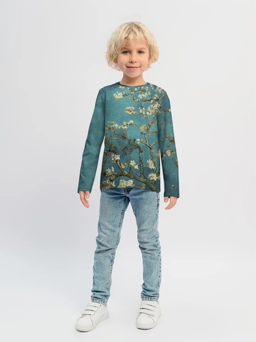 Детский лонгслив / Миндаль