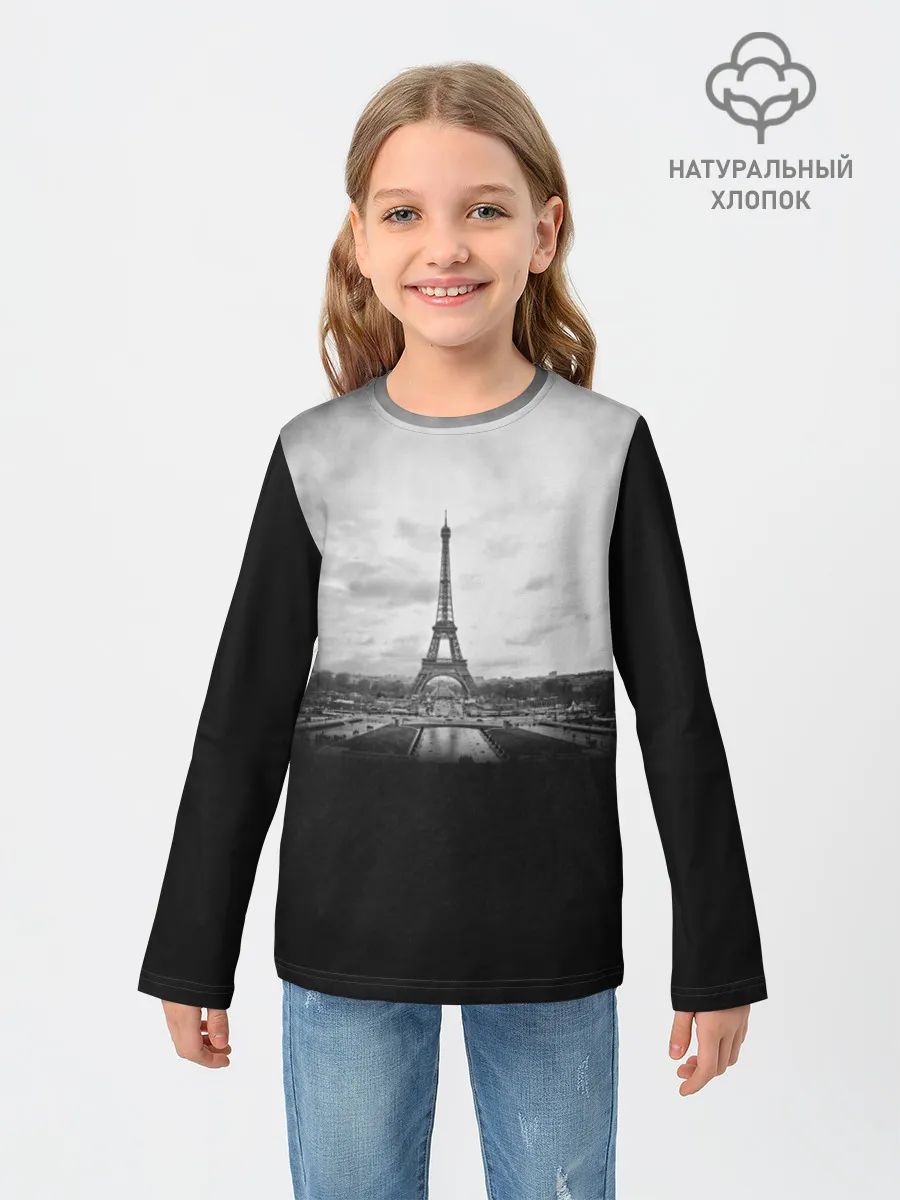 Детский лонгслив / Париж