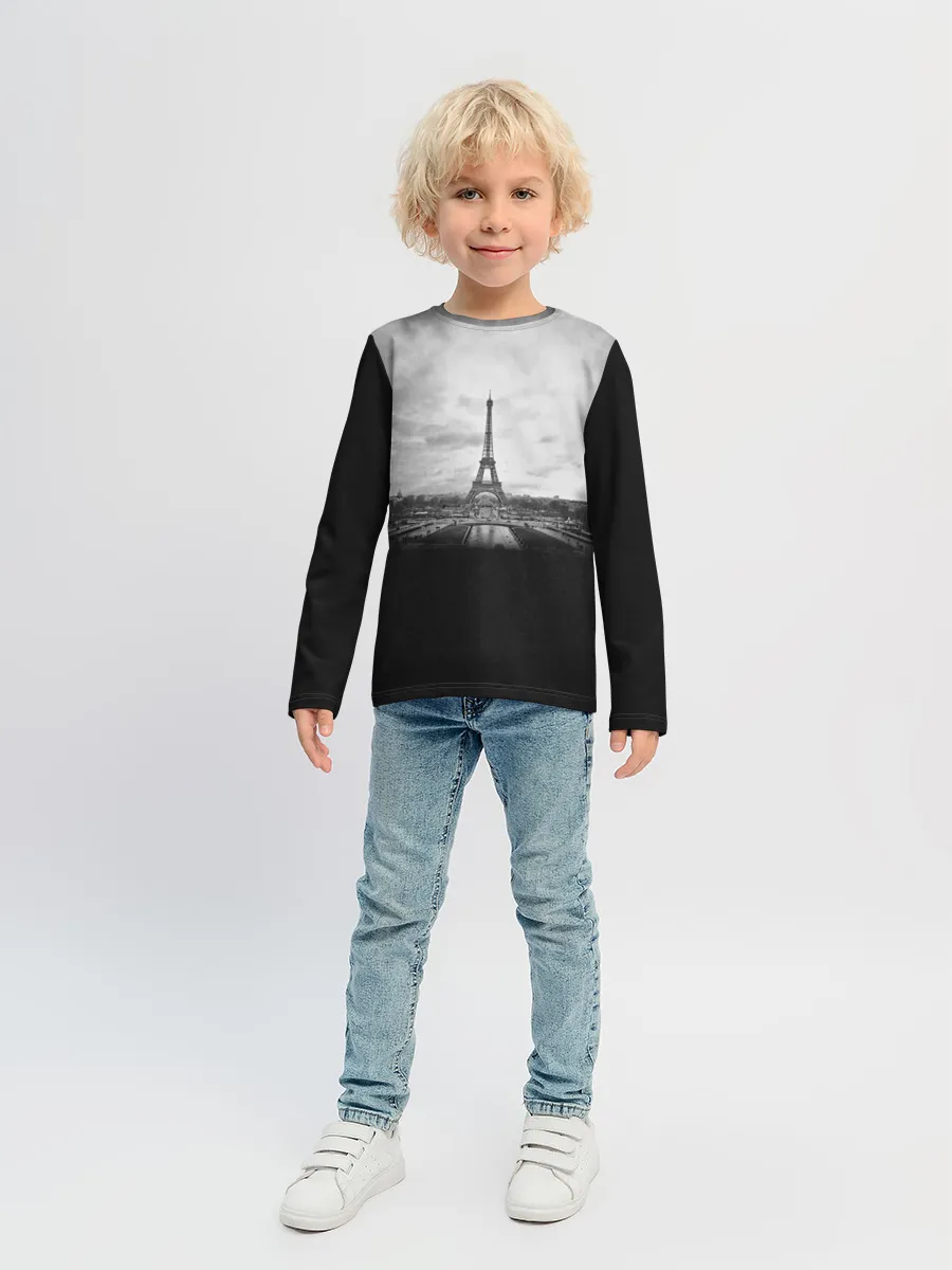 Детский лонгслив / Париж