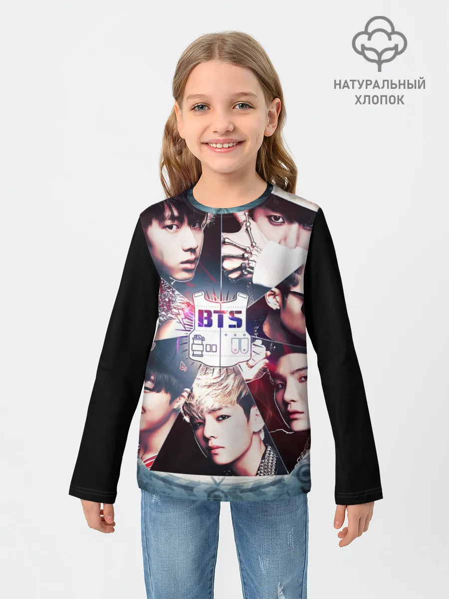 Детский лонгслив / Bts