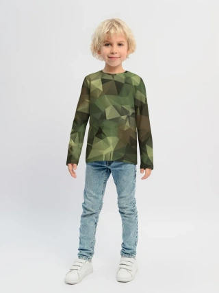 Детский лонгслив / Камуфляж