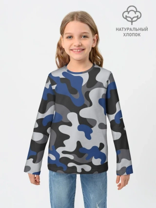 Детский лонгслив / Камуфляж