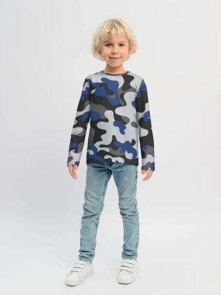 Детский лонгслив / Камуфляж