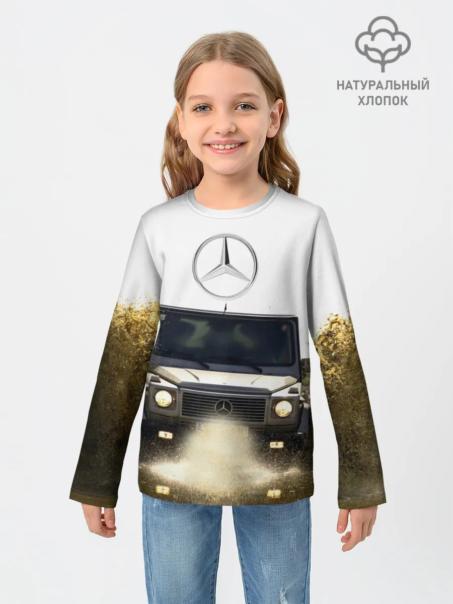 Детский лонгслив / Mercedes