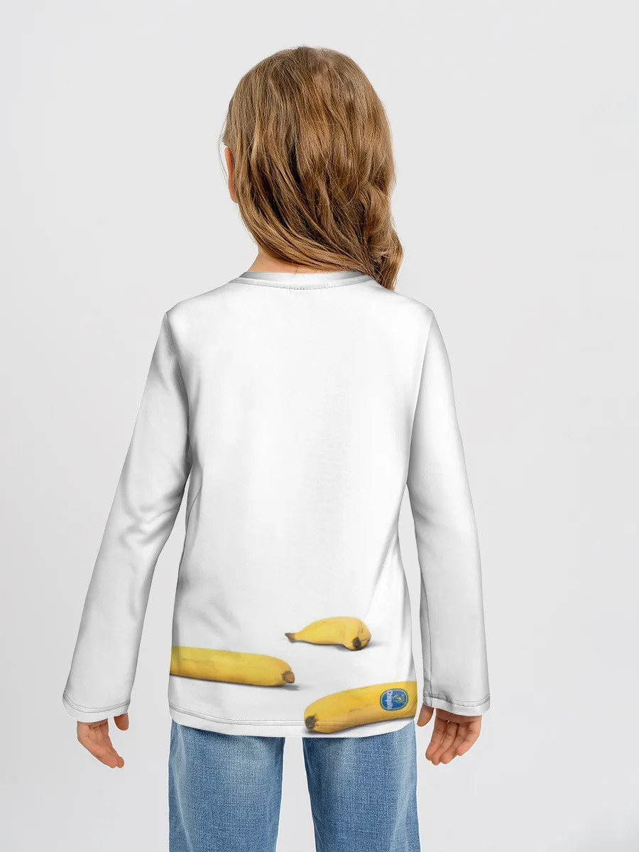 Детский лонгслив / Банан