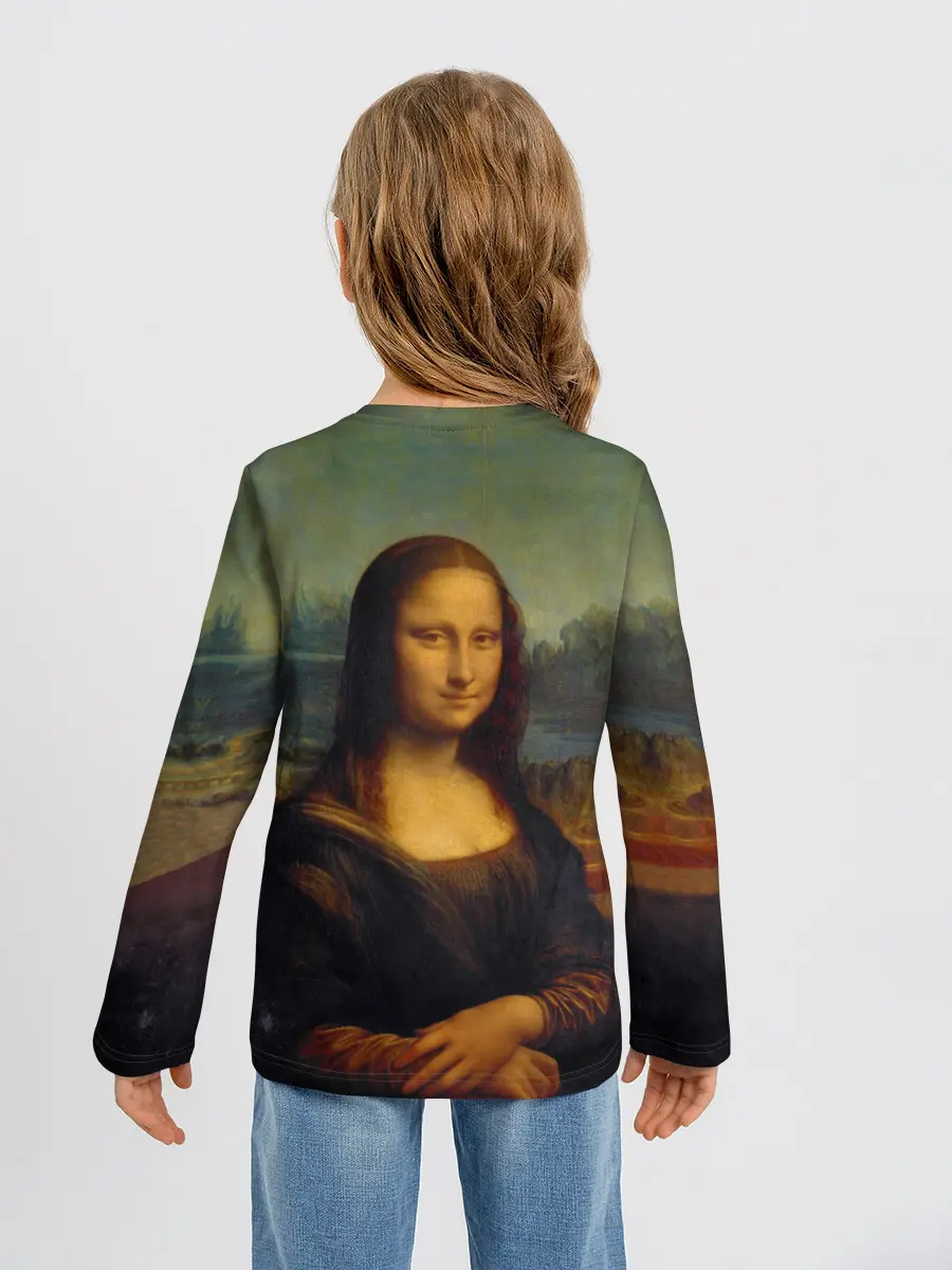Детский лонгслив / Леонардо да Винчи - Мона Лиза