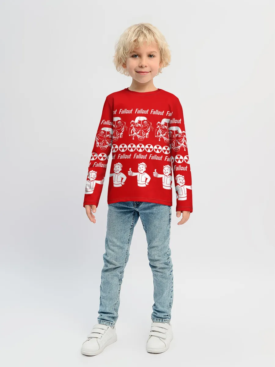 Детский лонгслив / Fallout свитер