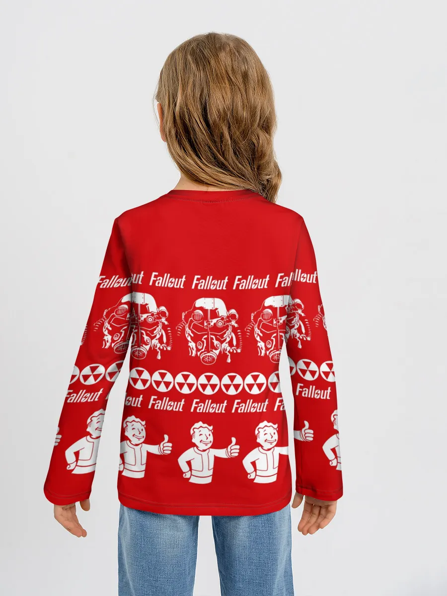 Детский лонгслив / Fallout свитер