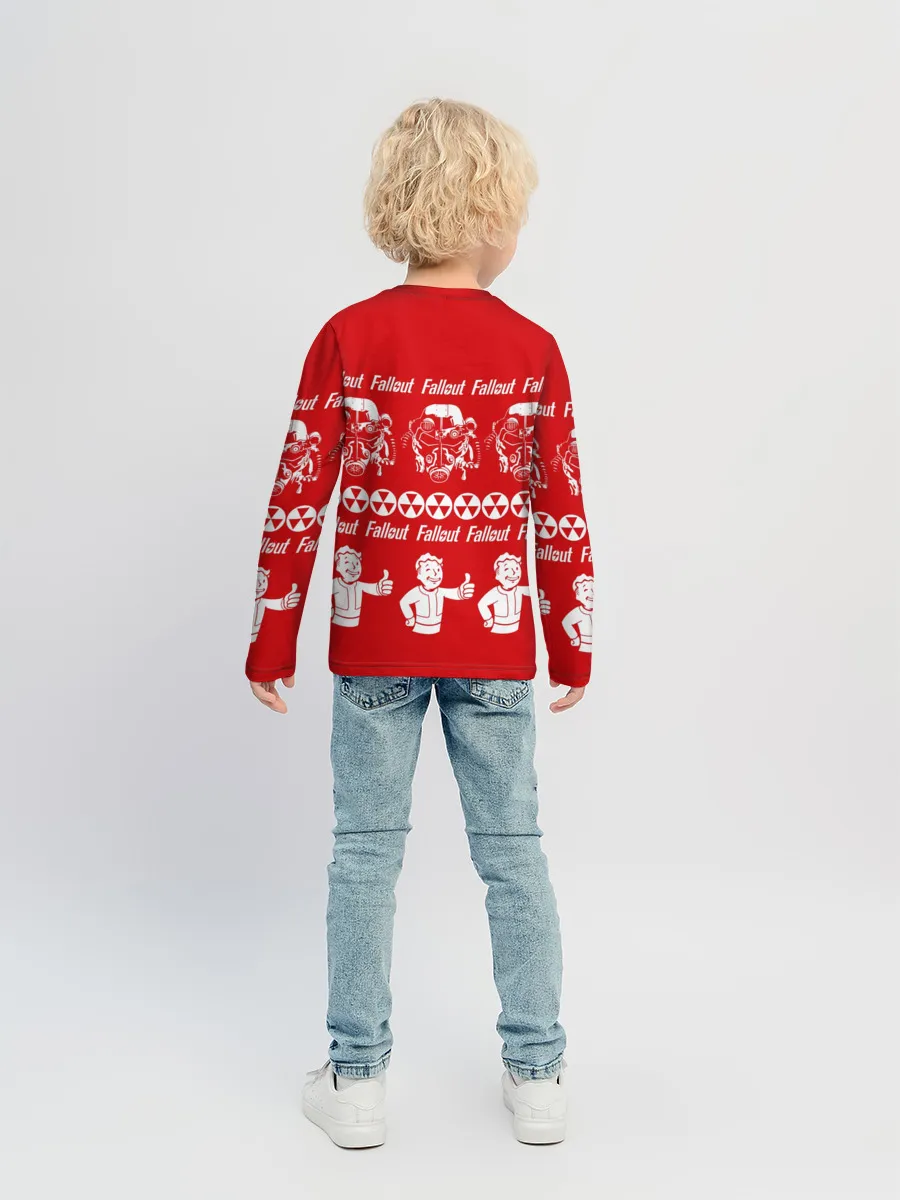 Детский лонгслив / Fallout свитер