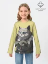 Детский лонгслив / Кот