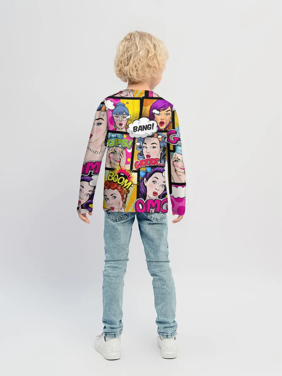Детский лонгслив / POP ART