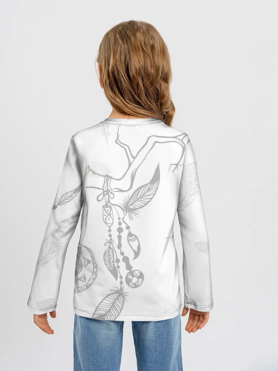 Детский лонгслив / Волк