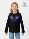 Детский лонгслив / Кошка с голубыми глазами