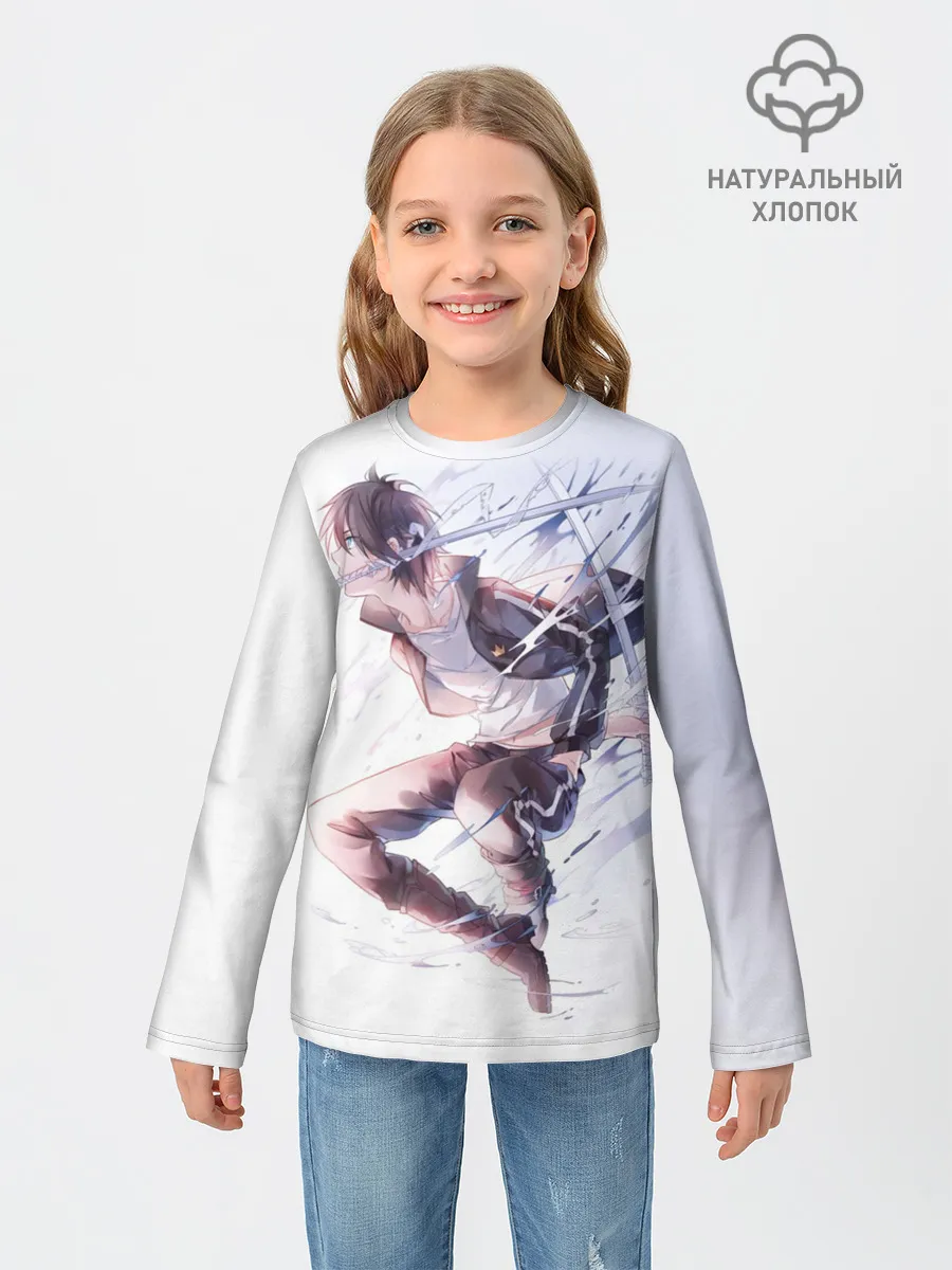 Детский лонгслив / Летающий Ябоку