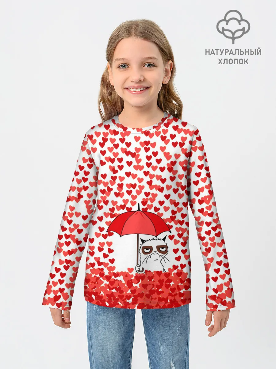 Детский лонгслив / Сердцепад