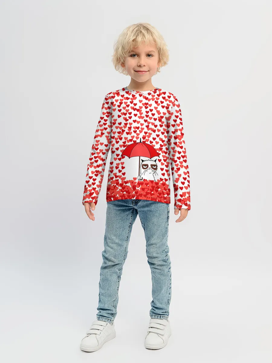 Детский лонгслив / Сердцепад