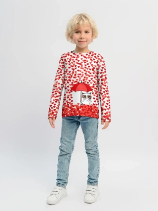 Детский лонгслив / Сердцепад