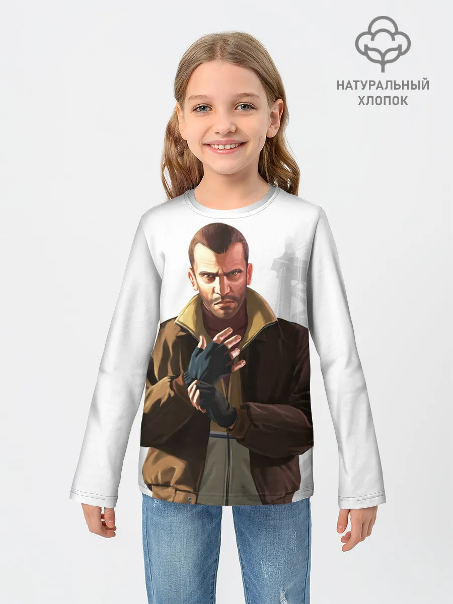 Детский лонгслив / Нико