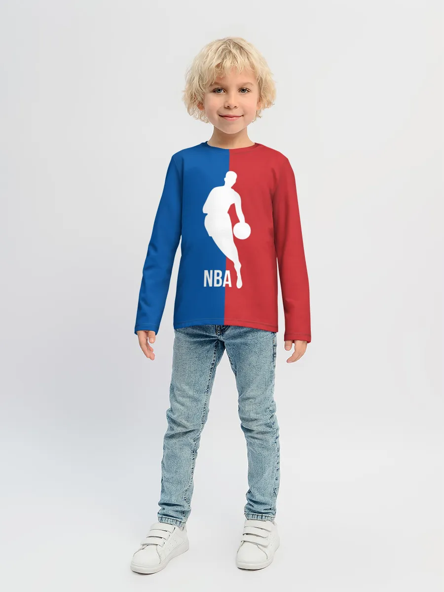 Детский лонгслив / Эмблема NBA