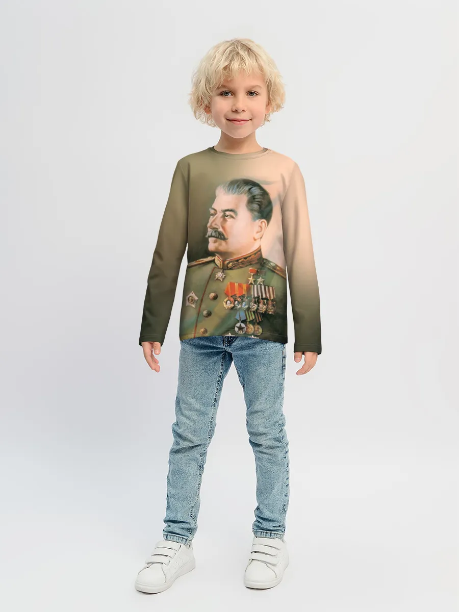 Детский лонгслив / Сталин 1