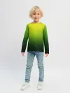 Детский лонгслив / Зелёная текстура
