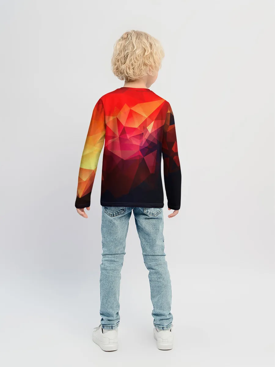 Детский лонгслив / Абстракция