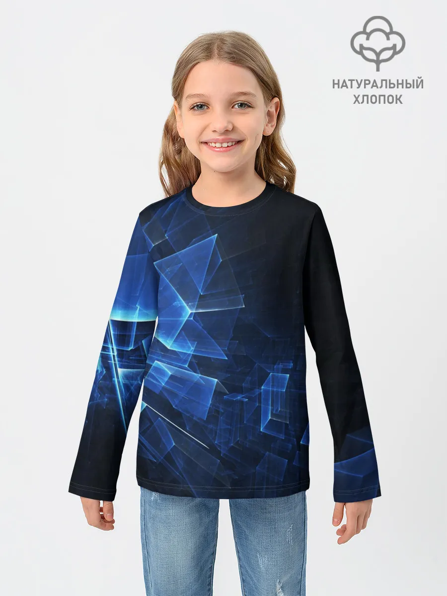 Детский лонгслив / Светящиеся фигуры