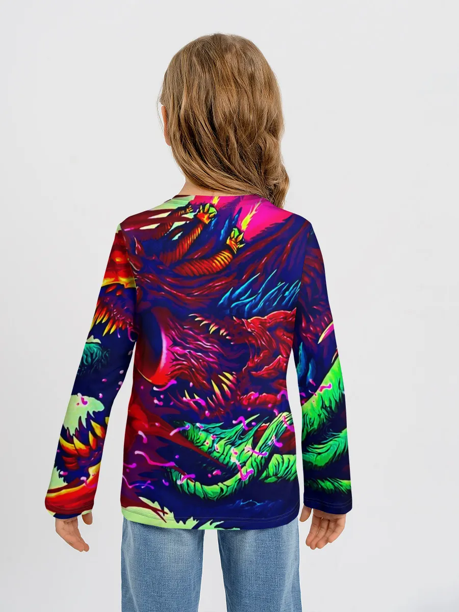 Детский лонгслив / Hyper beast