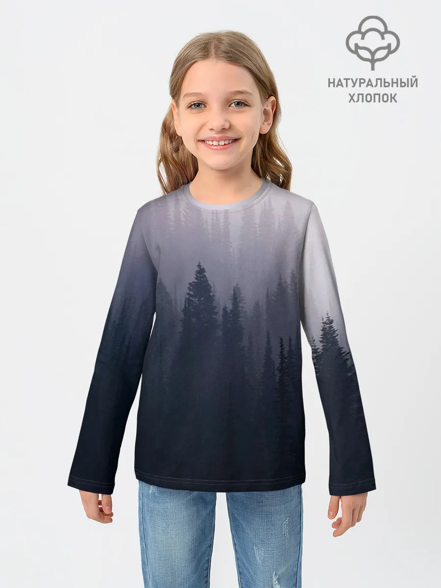 Детский лонгслив / Лесок