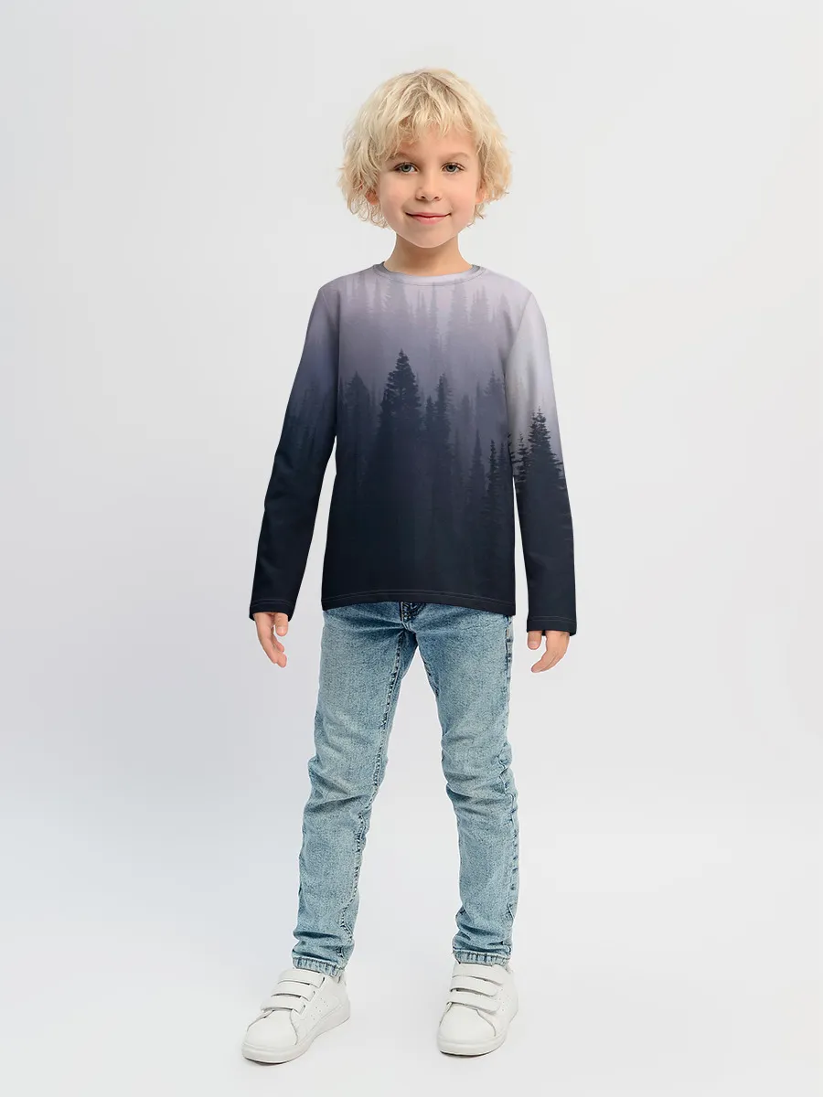 Детский лонгслив / Лесок