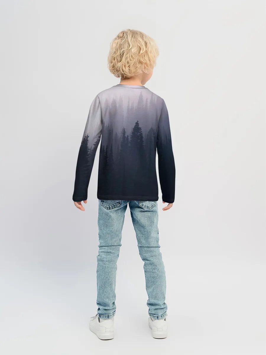 Детский лонгслив / Лесок