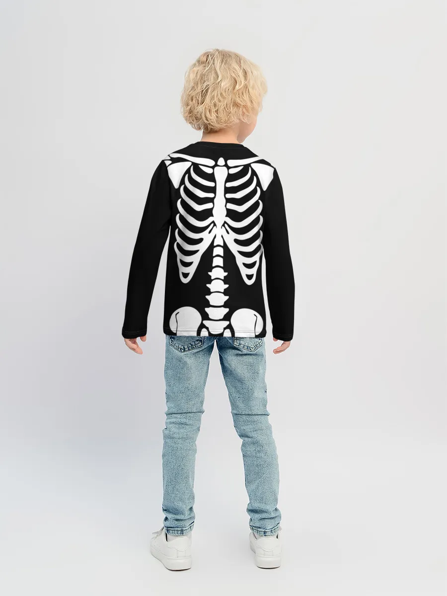 Детский лонгслив / Скелет