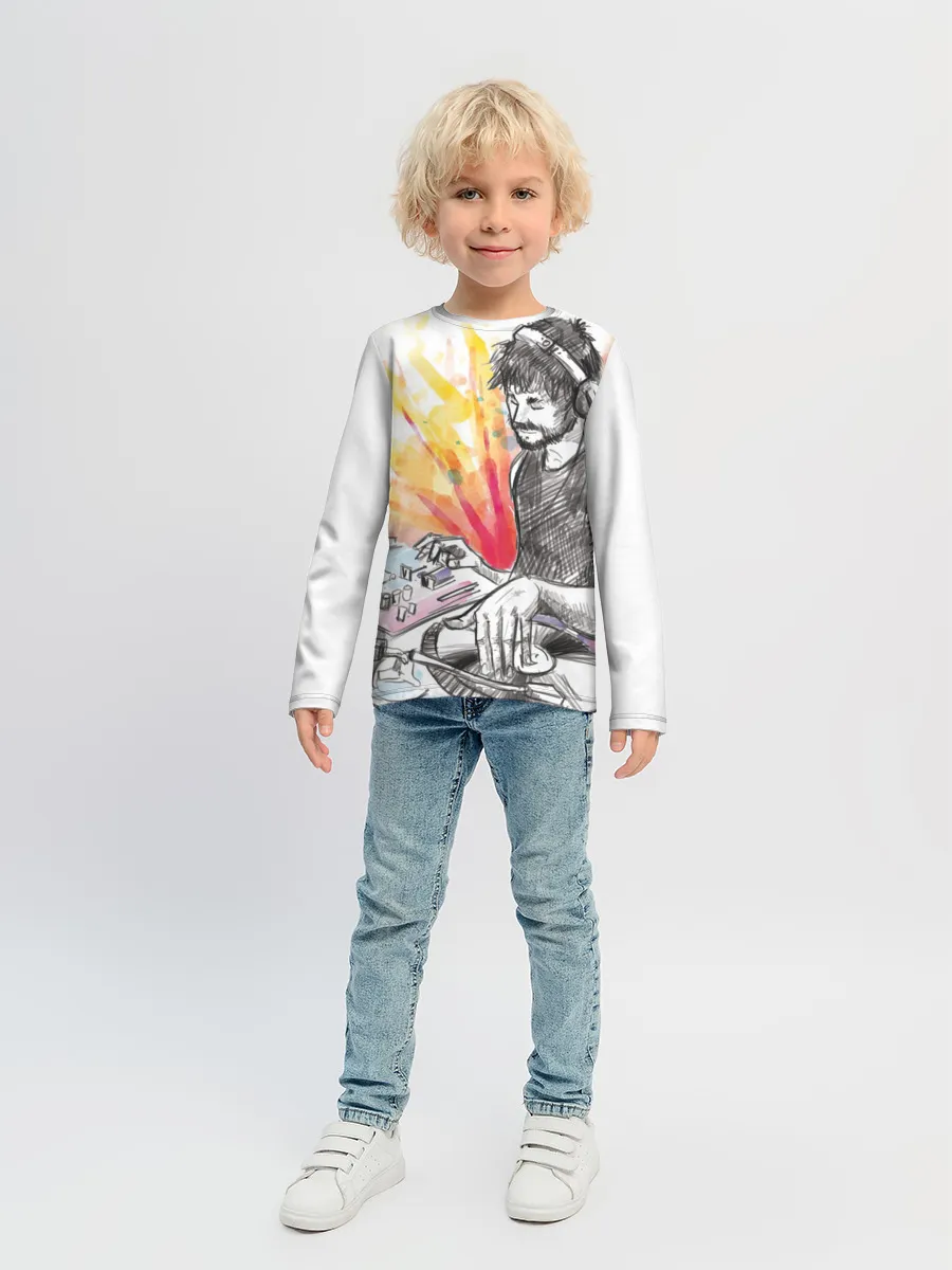 Детский лонгслив / DJ