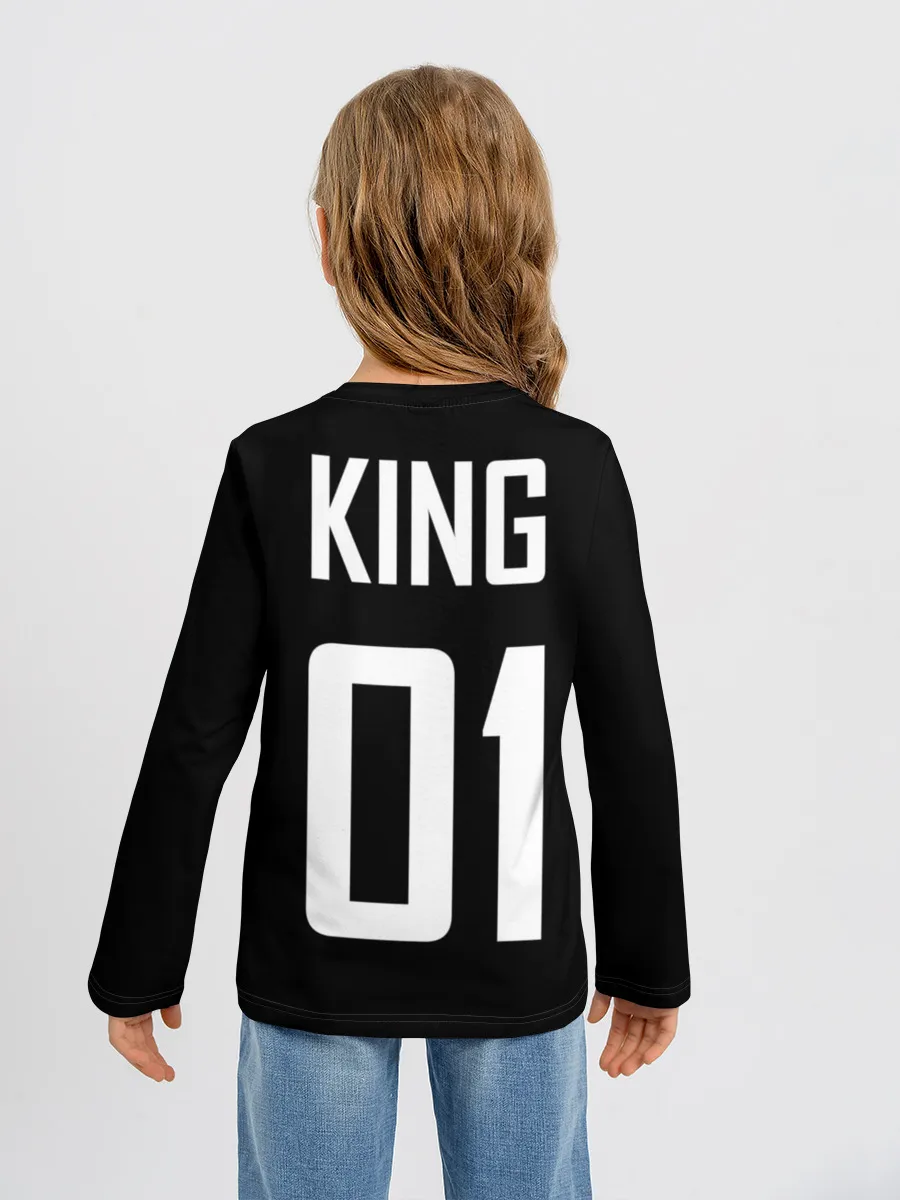 Детский лонгслив / King