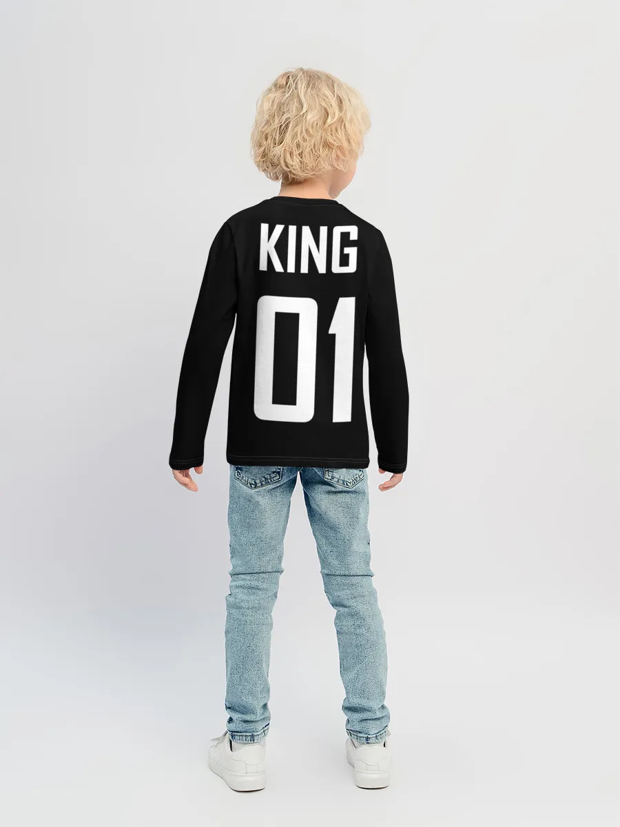 Детский лонгслив / King