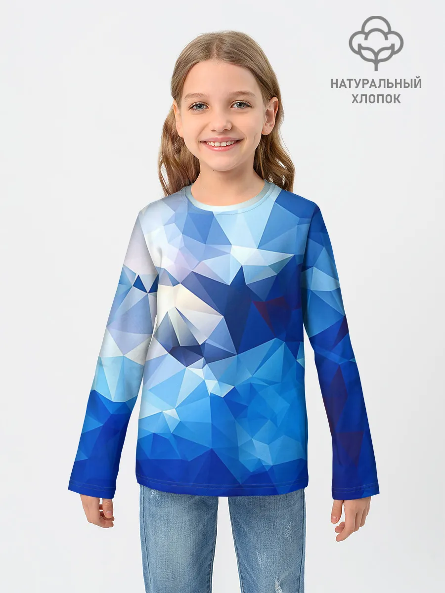 Детский лонгслив / Абстракция