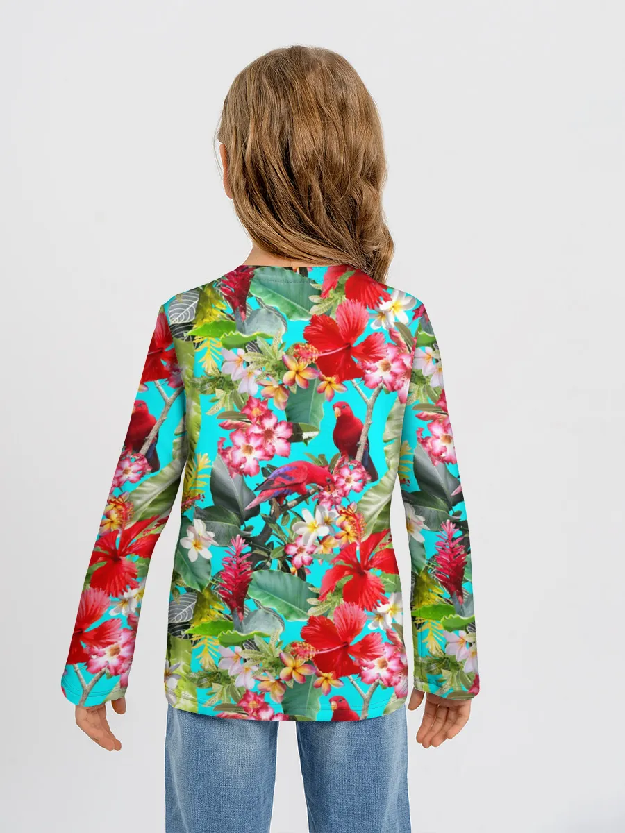 Детский лонгслив / Тропический мир