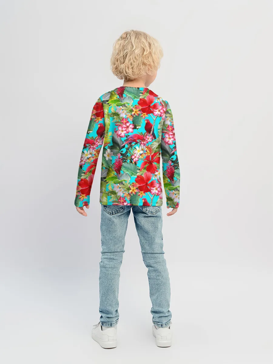 Детский лонгслив / Тропический мир