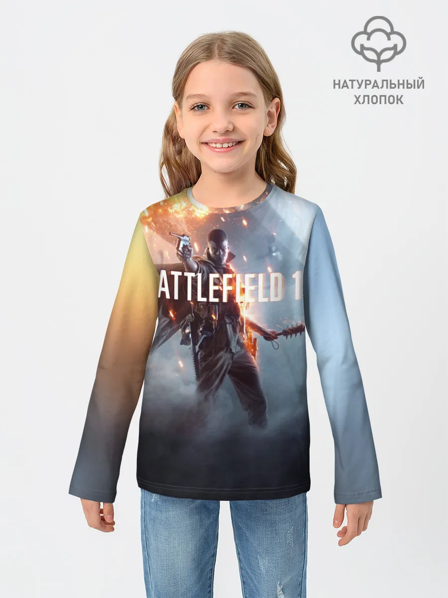 Детский лонгслив / Battlefield 1 | Под дирижаблем