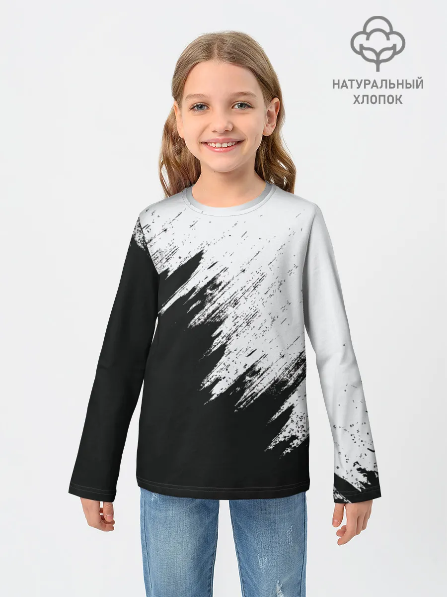 Детский лонгслив / Краска и ничего лишнего!