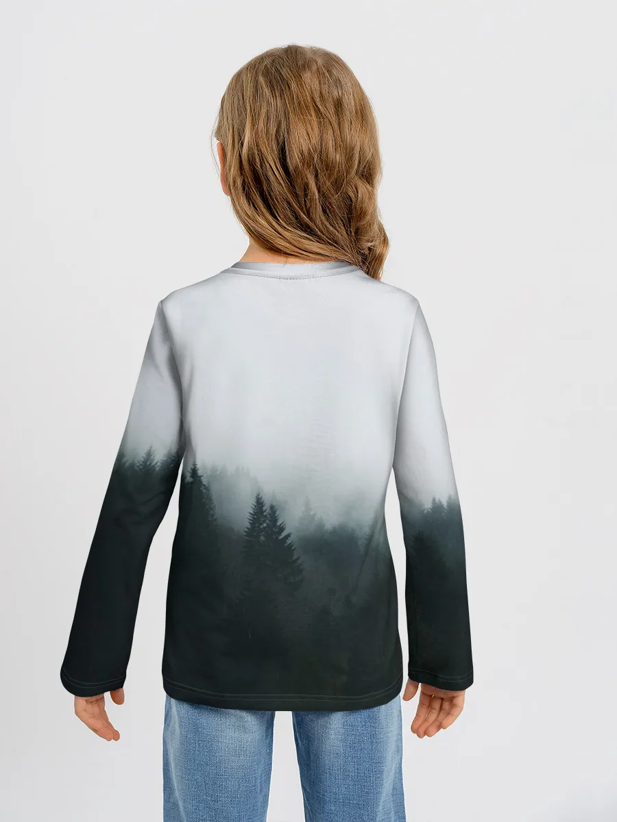 Детский лонгслив / Лес