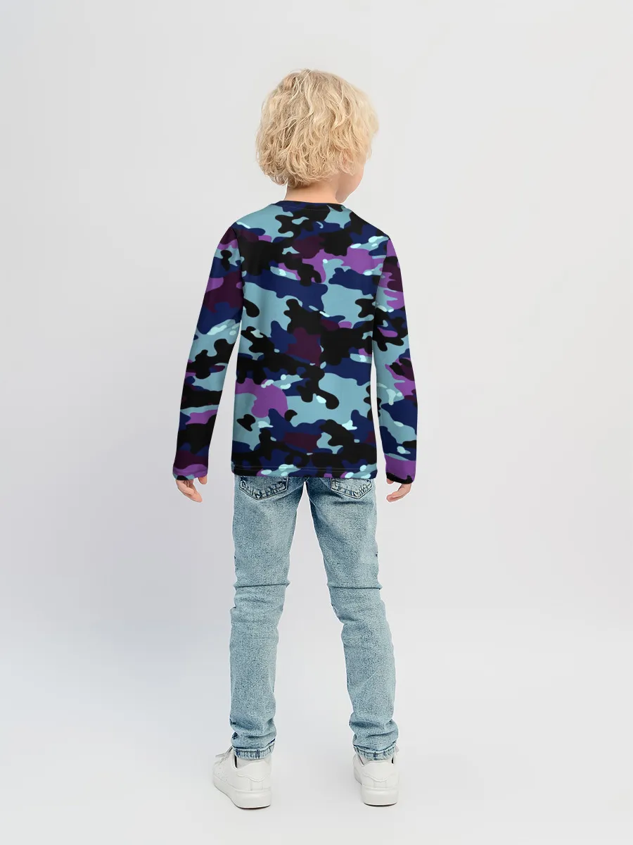 Детский лонгслив / Камуфляж
