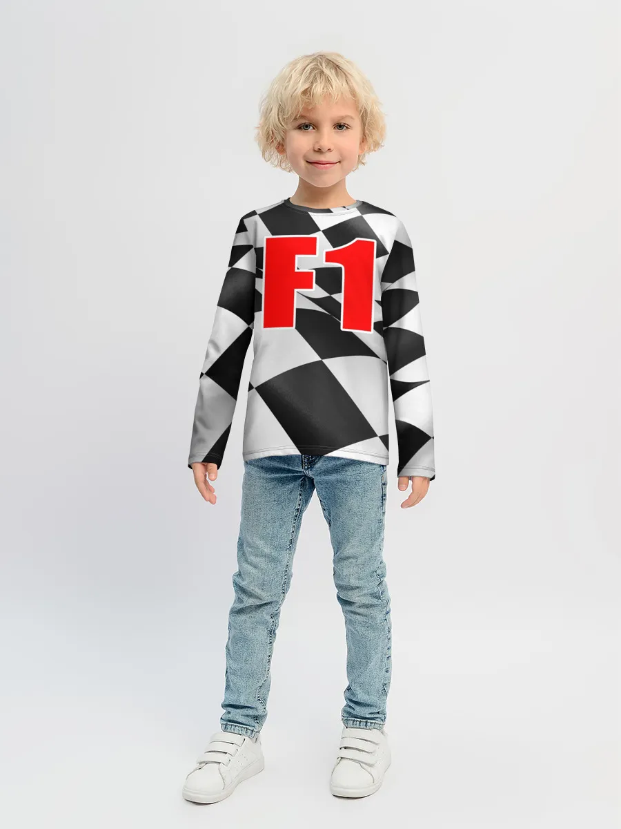 Детский лонгслив / Формула 1