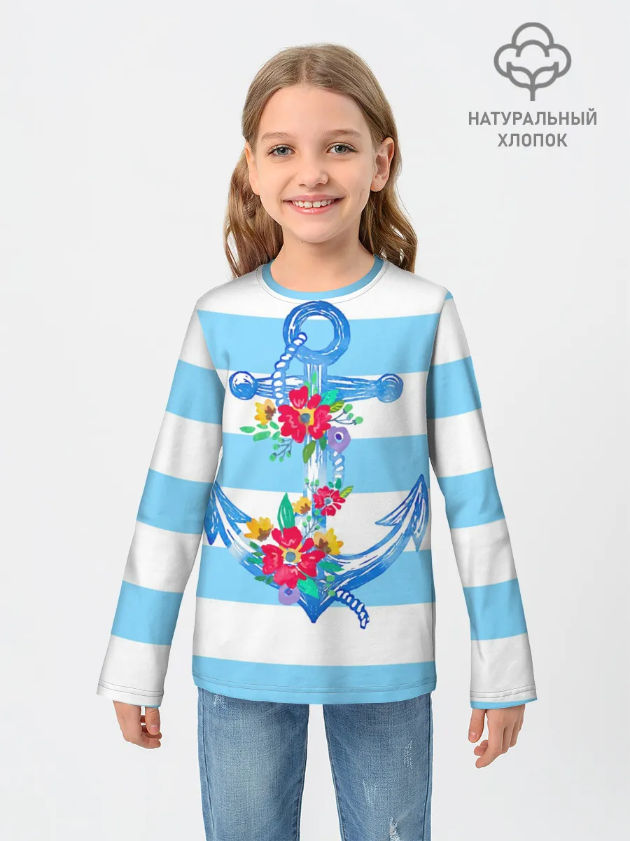 Детский лонгслив / Якорь