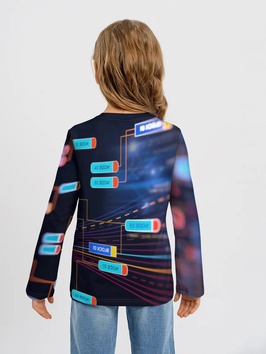 Детский лонгслив / Watch Dogs