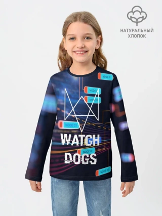 Детский лонгслив / Watch Dogs