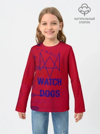 Детский лонгслив / Watch Dogs hacker collection