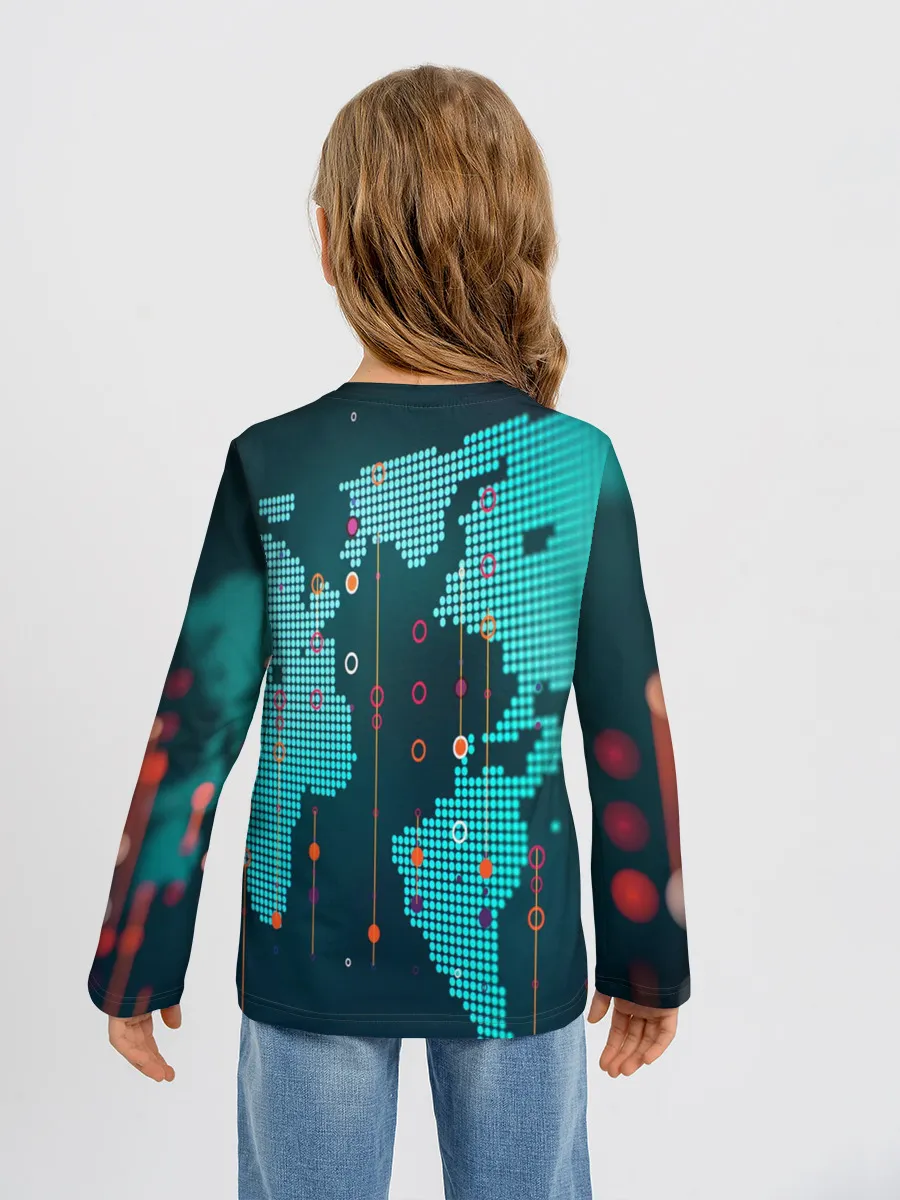 Детский лонгслив / Watch Dogs 2 NETWORK HACK