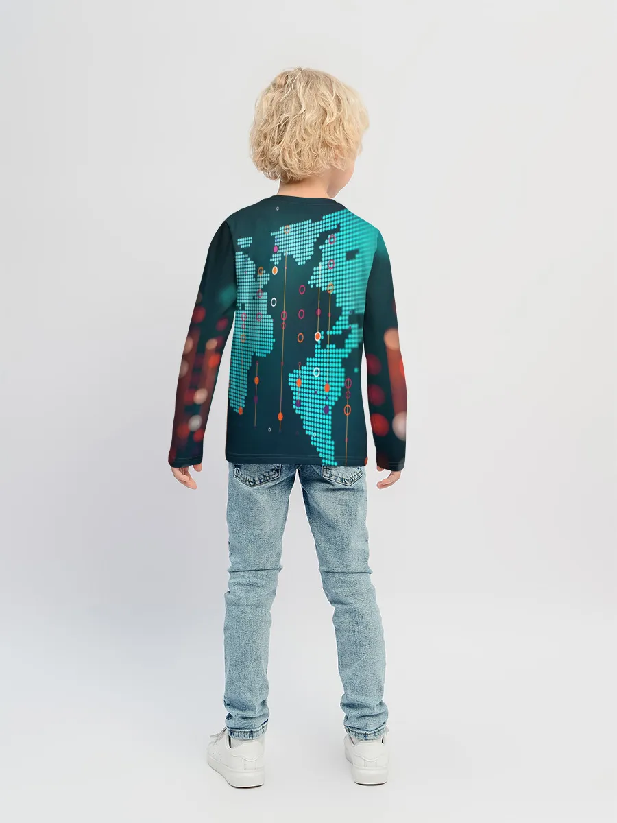 Детский лонгслив / Watch Dogs 2 NETWORK HACK