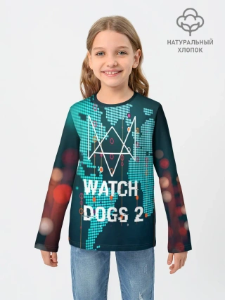 Детский лонгслив / Watch Dogs 2 NETWORK HACK